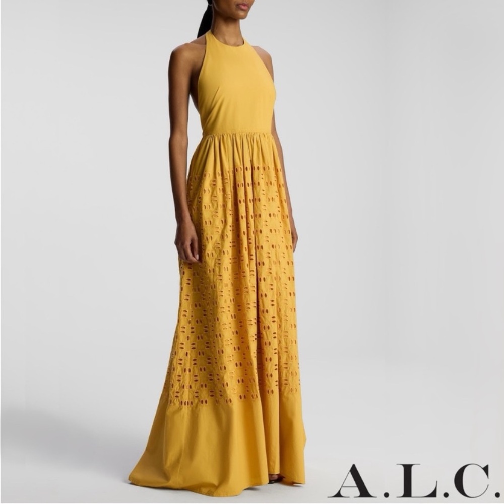 Last time ✨ Blair Cotton Eyelet
Maxi Halter Dress - Picture 2 of 9